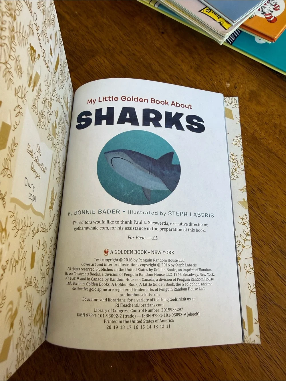 Little Golden Book Sharks